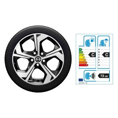 NISSAN X-TRAIL 17"-Winterkomplettrad Aluminium, Silber