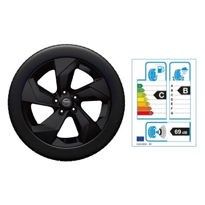 NISSAN JUKE 17"-Winterkomplettrad Aluminium, Schwarz