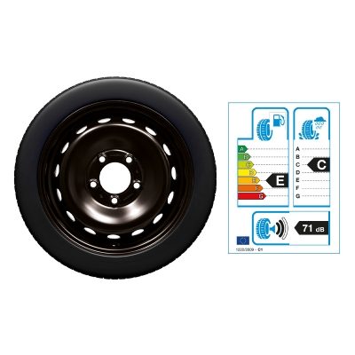 NISSAN E-NV200 15"-Winterkomplettrad Stahl, Schwarz