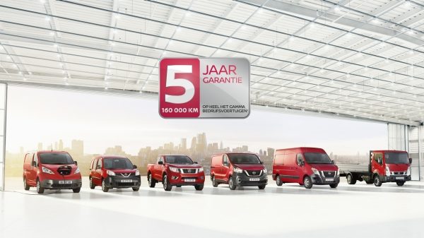 5 jaar / 160.000 km Nissan garantie