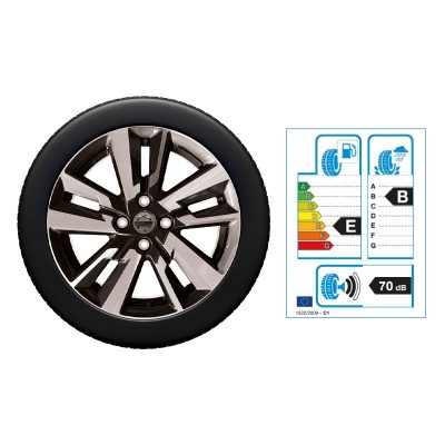 Roue complète d'hiver NISSAN MICRA 16", Aluminium, argent
