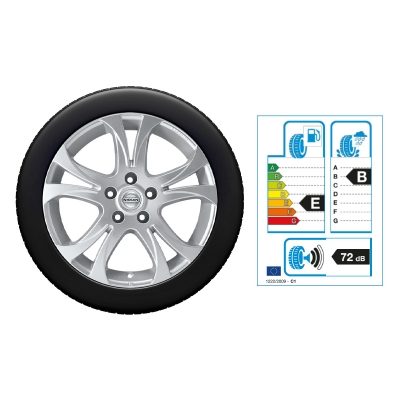 NISSAN QASHQAI 17"-Winterkomplettrad Aluminium, Silber
