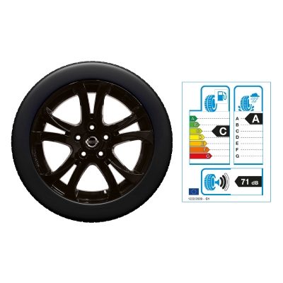 NISSAN QASHQAI 17"-Winterkomplettrad Aluminium, Schwarz