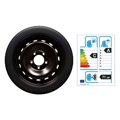 NISSAN QASHQAI 16"-Winterkomplettrad Stahl, Schwarz