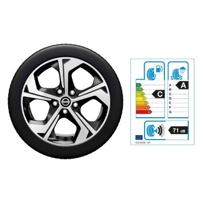 NISSAN X-TRAIL 17"-Winterkomplettrad Aluminium, Silber