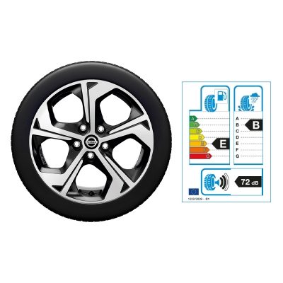NISSAN X-TRAIL 17"-Winterkomplettrad Aluminium, Silber