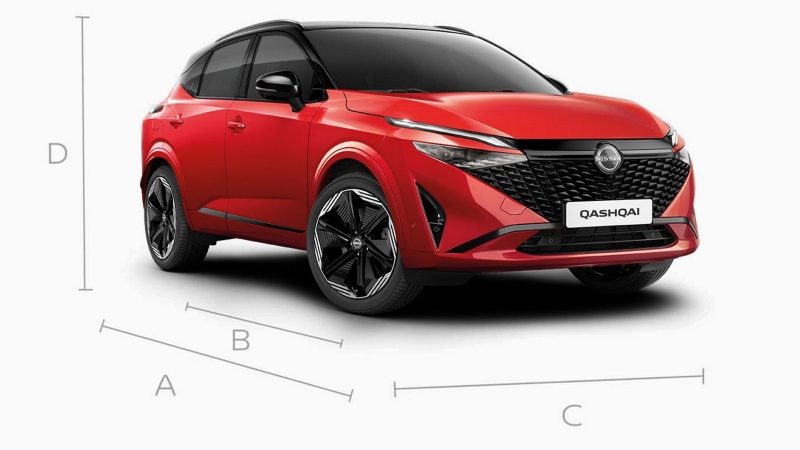 Nissan Qashqai e-Power N-Design 3/4 front pack shot - Hybrid SUV