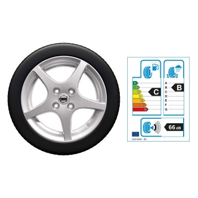 NISSAN MICRA 15"-Winterkomplettrad Aluminium, Silber