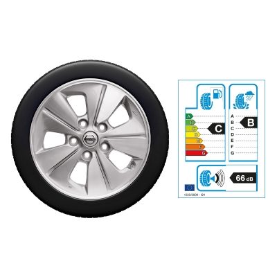 NISSAN E-NV200 15"-Winterkomplettrad Aluminium, Silber