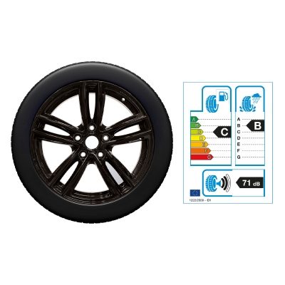 NISSAN LEAF 16"-Winterkomplettrad Aluminium, Schwarz
