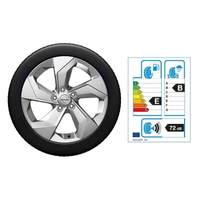 NISSAN JUKE 17"-Winterkomplettrad Aluminium, Silber