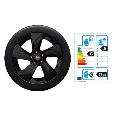 NISSAN JUKE 17"-Winterkomplettrad Aluminium, Schwarz