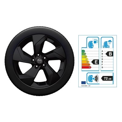 NISSAN JUKE 17"-Winterkomplettrad Aluminium, Schwarz