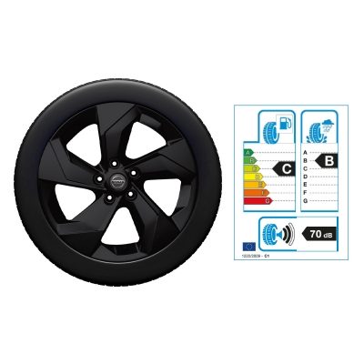 NISSAN JUKE 17"-Winterkomplettrad Aluminium, Schwarz