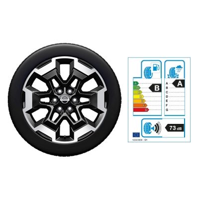 NISSAN NAVARA 18"-Winterkomplettrad Aluminium, Schwarz
