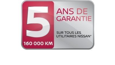 5 ans de garantie constructeur sur les utilitaires NISSAN*