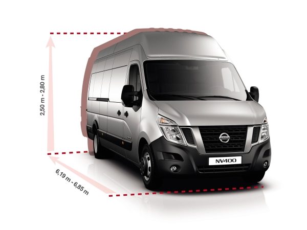 NISSAN NV400 – bis zu 4 Längen