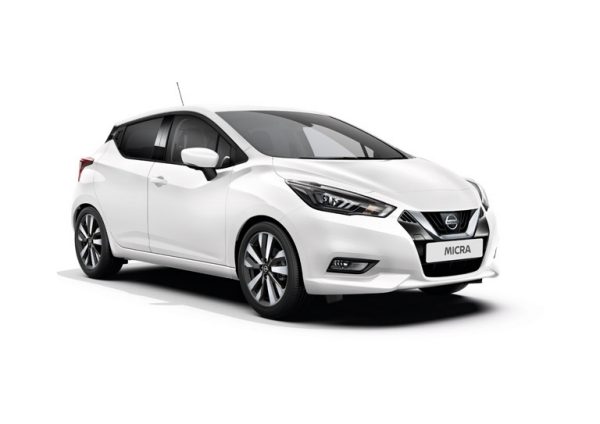 Nissan Micra, White
