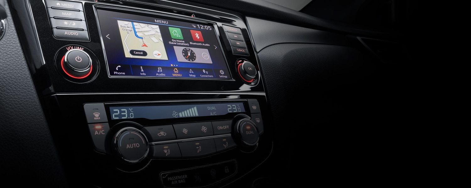 NissanConnect com sistema de navegação de aplicações para Smartphone