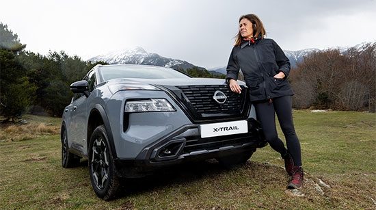 Edurne Pasaban con Nissan X-Trail