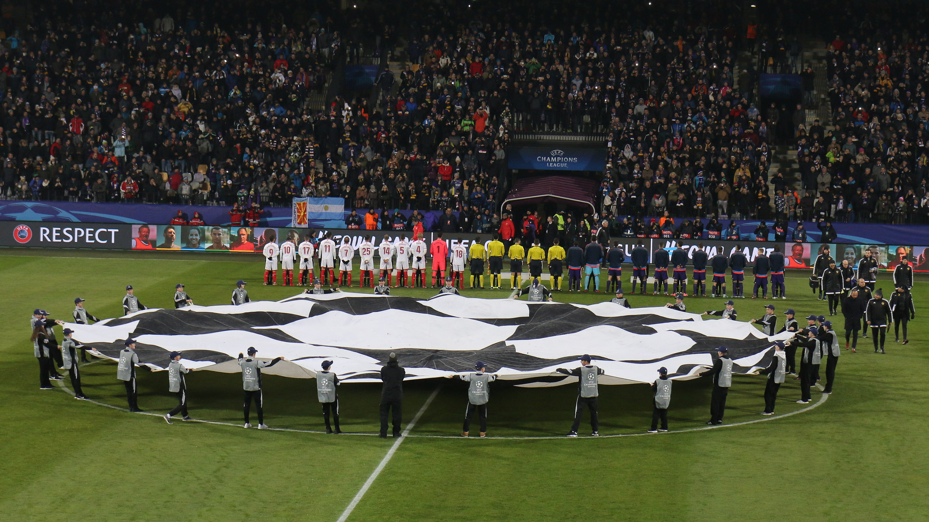 Le drapeau de l'UEFA Champions League