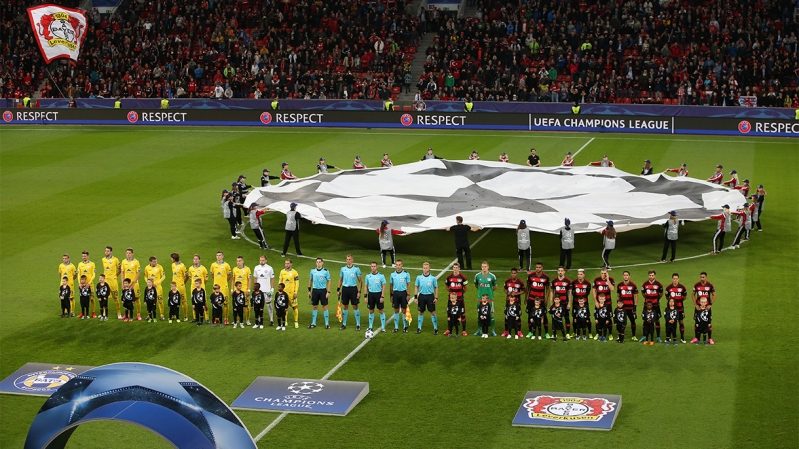 Le drapeau des Champions de l'UEFA Champions League