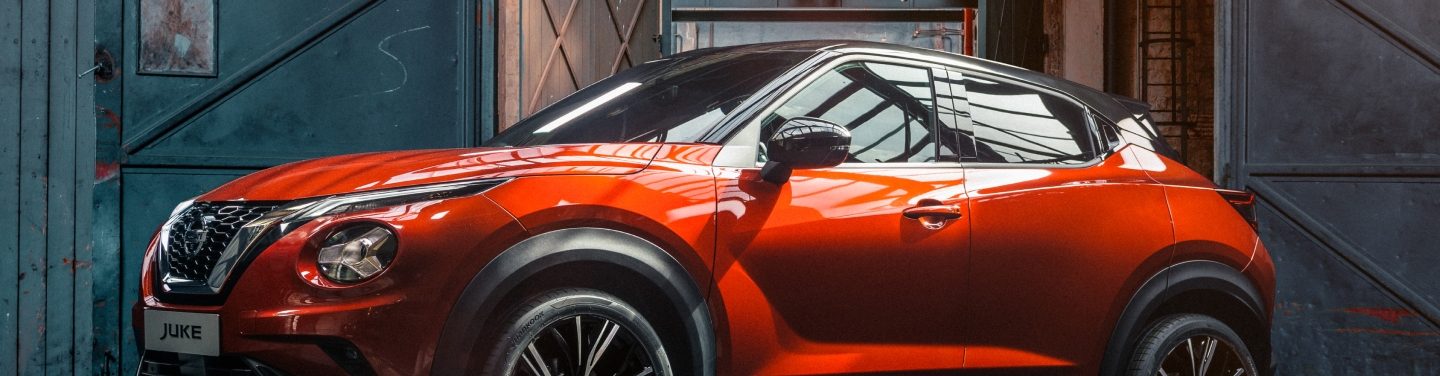 vue de profil nissan juke