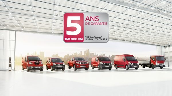 5 ans de garantie sur nos utilitaires