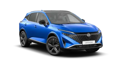 Blue nissan qashqai tekna
