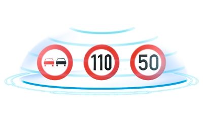 Qashqai Traffic Sign Recognition illustration