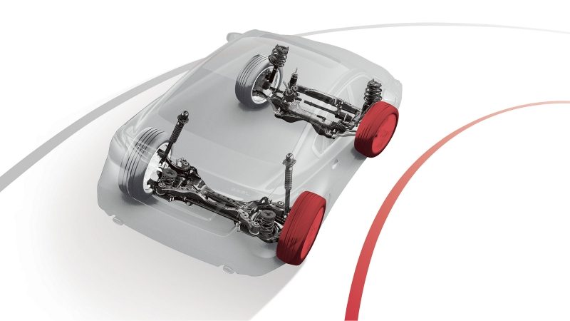 Nissan Altima-ի անբավարար շրաջադարձելիության ակտիվ վերահսկման համակարգի գծապատկեր