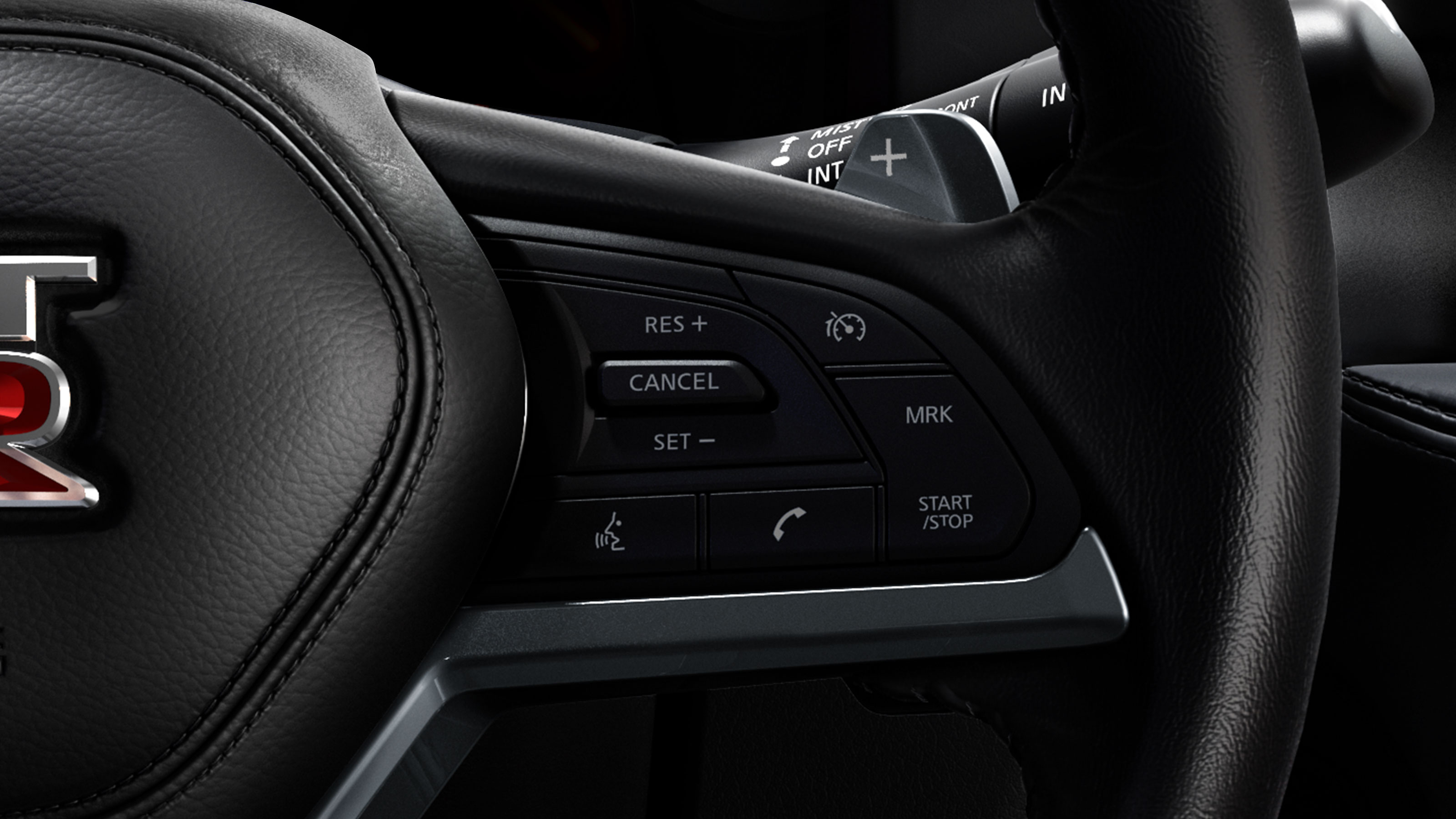 Nissan GTR steering wheel