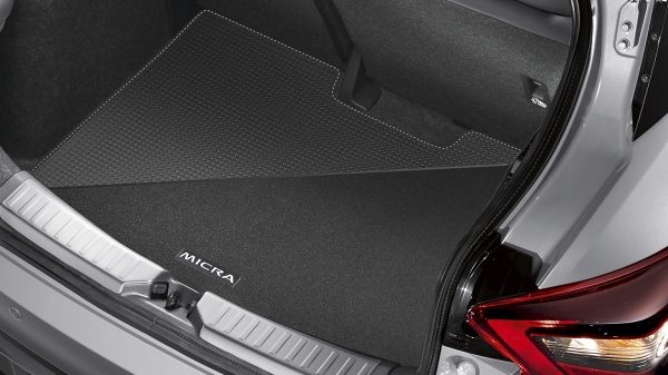 Tapete de bagageira reversível bege do Nissan MICRA