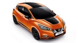 Nissan Micra Exterior Pack Ultimate Roof and Bonnet Decals (Black and Chrome)
