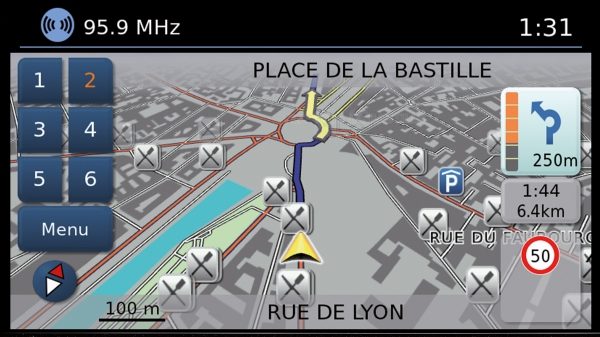 MICRA NAVIGATIONSSKÆRM