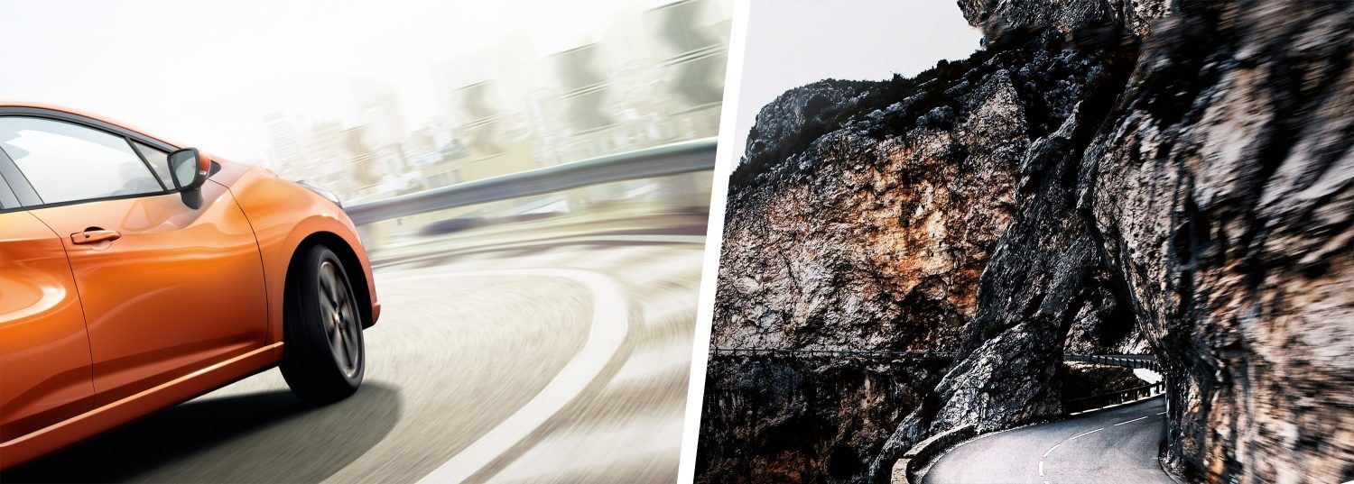 Micra Collage Driving on the left and road and the right