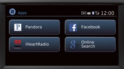 Nissan Navara NissanConnect with Mobile display screen