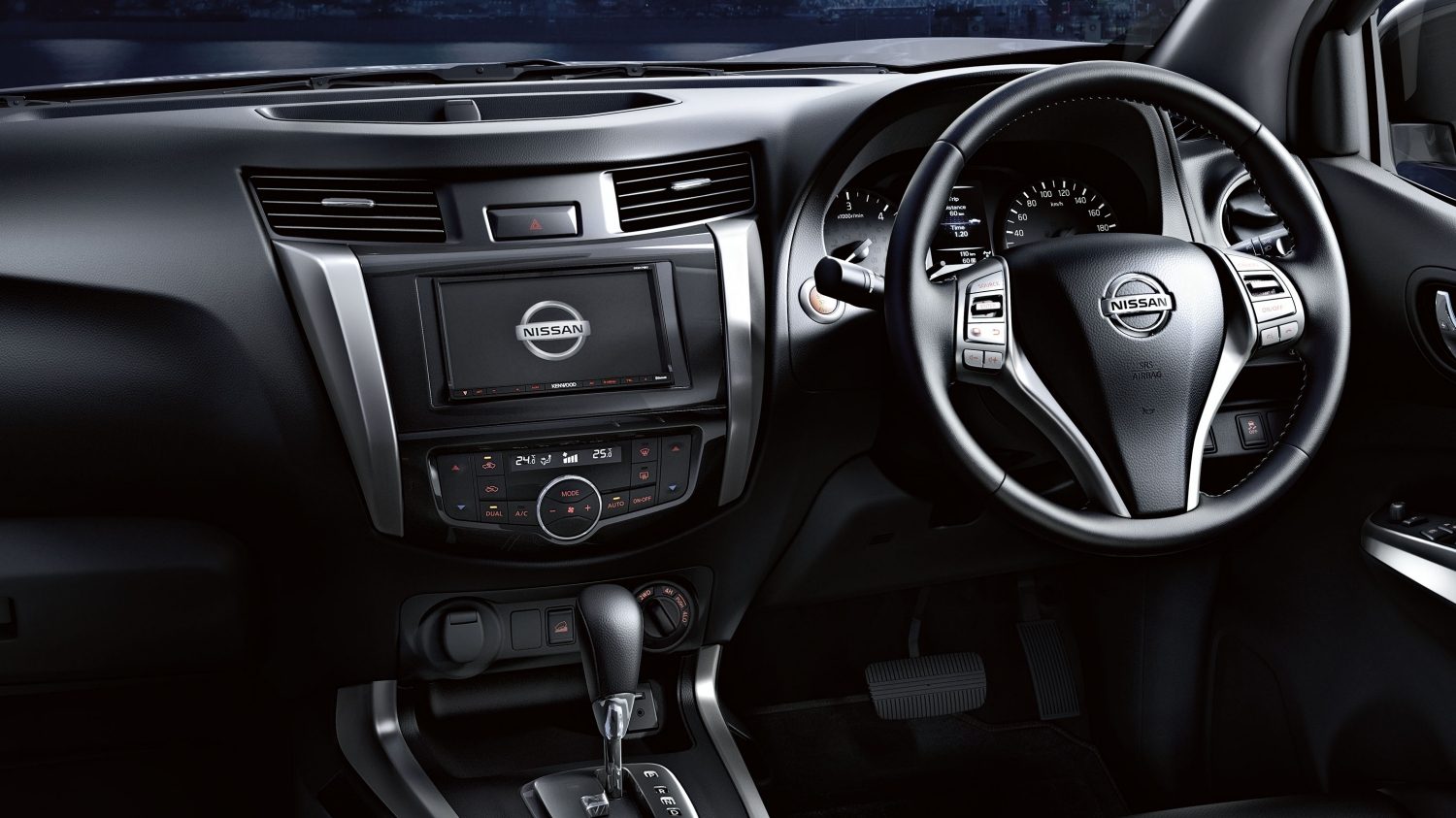 Nissan Navara dash detail
