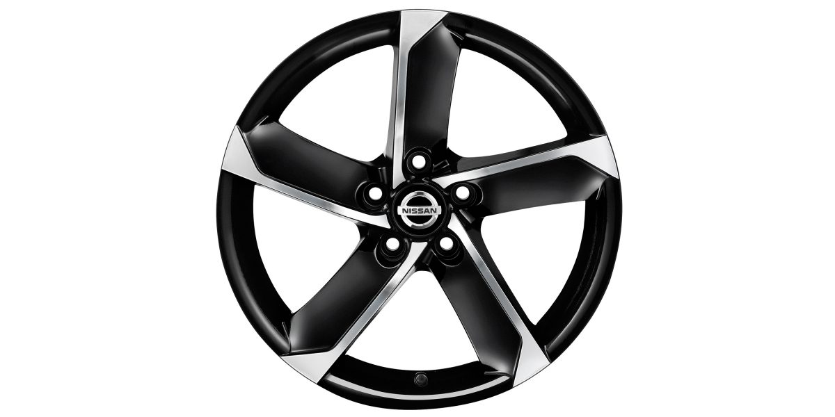 18-дюймовый литой диск HIMALAYA для Nissan X-TRAIL, черный металлик, полированный