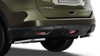 Protection de coins de pare-chocs arrière en acier du Nissan X-TRAIL