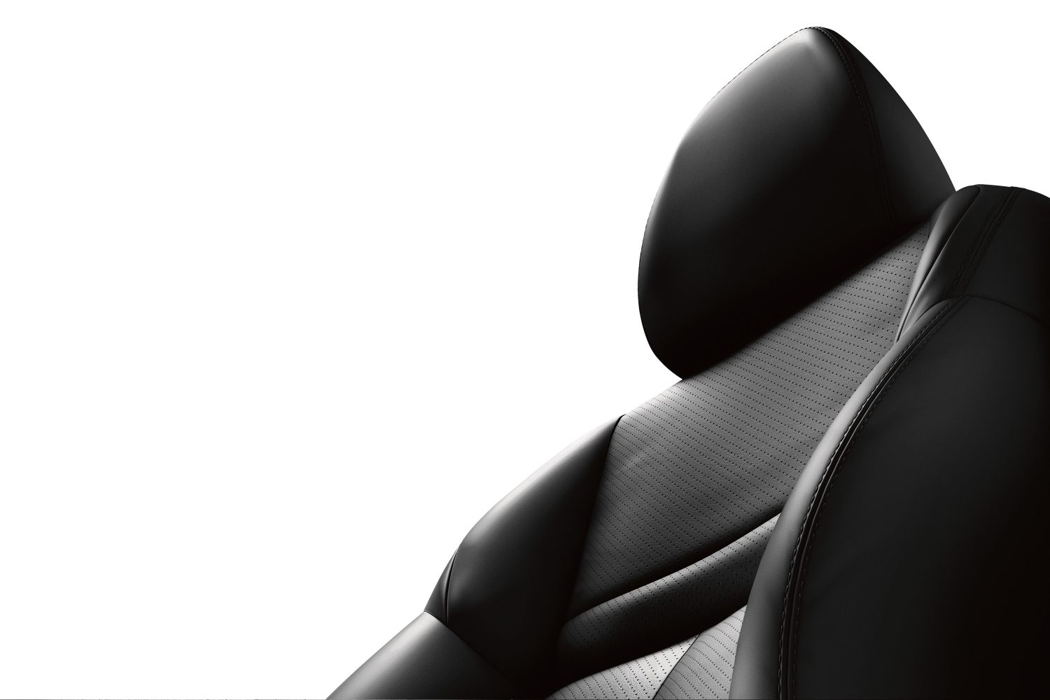 X-Trail detail shot of black seat