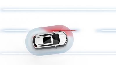 X-Trail Lane Departure Warning Illustration