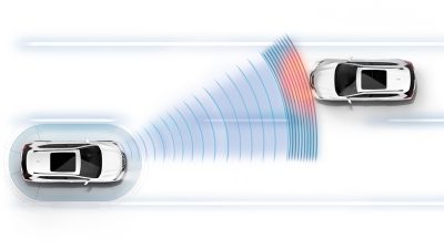 X-Trail Intelligent High Beam Assist Illustration