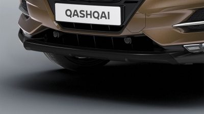 Nissan Qashqai hátsó lökhárító fekete díszítőelemmel