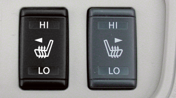 Heated seats buttons