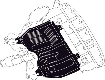Plaque de protection sous moteur