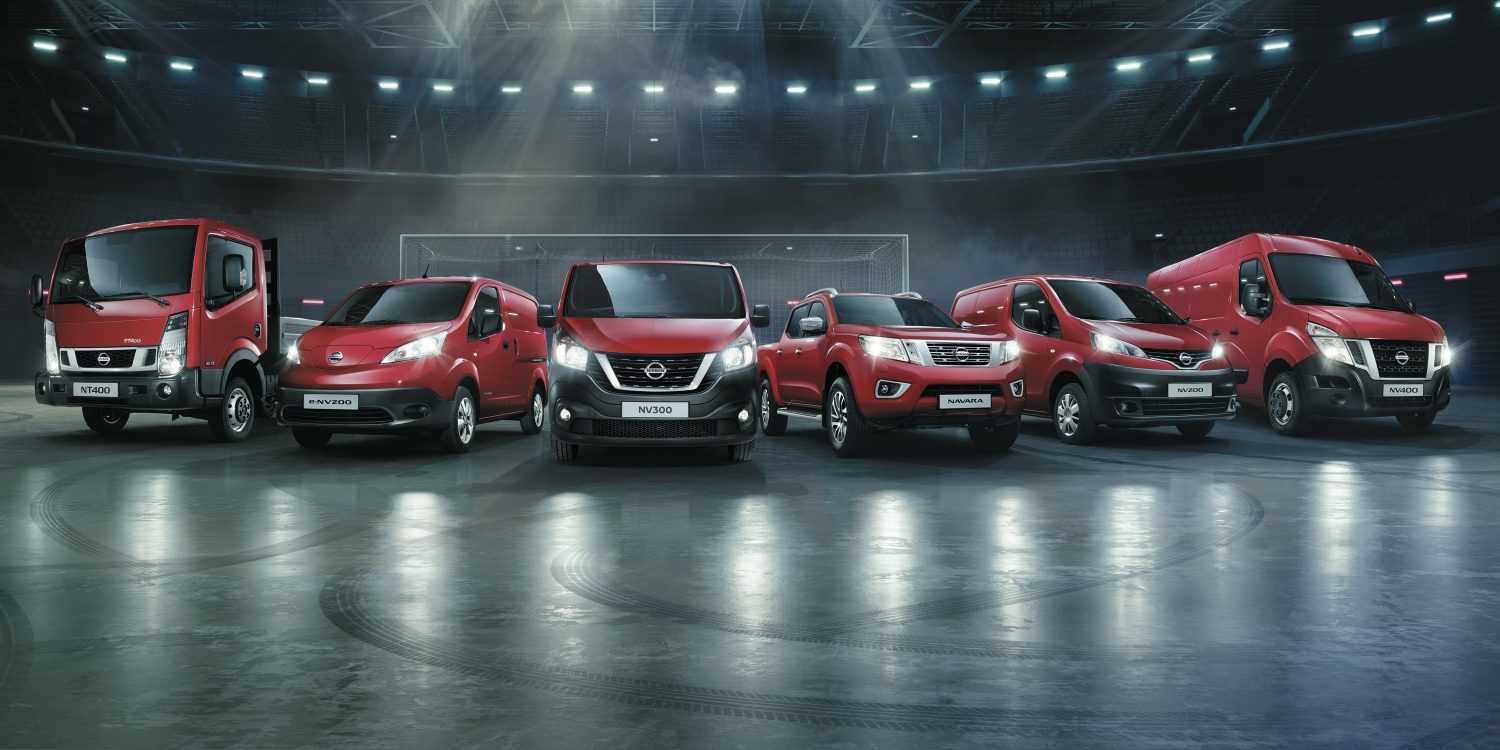 Gamma bedrijfswagens van Nissan
