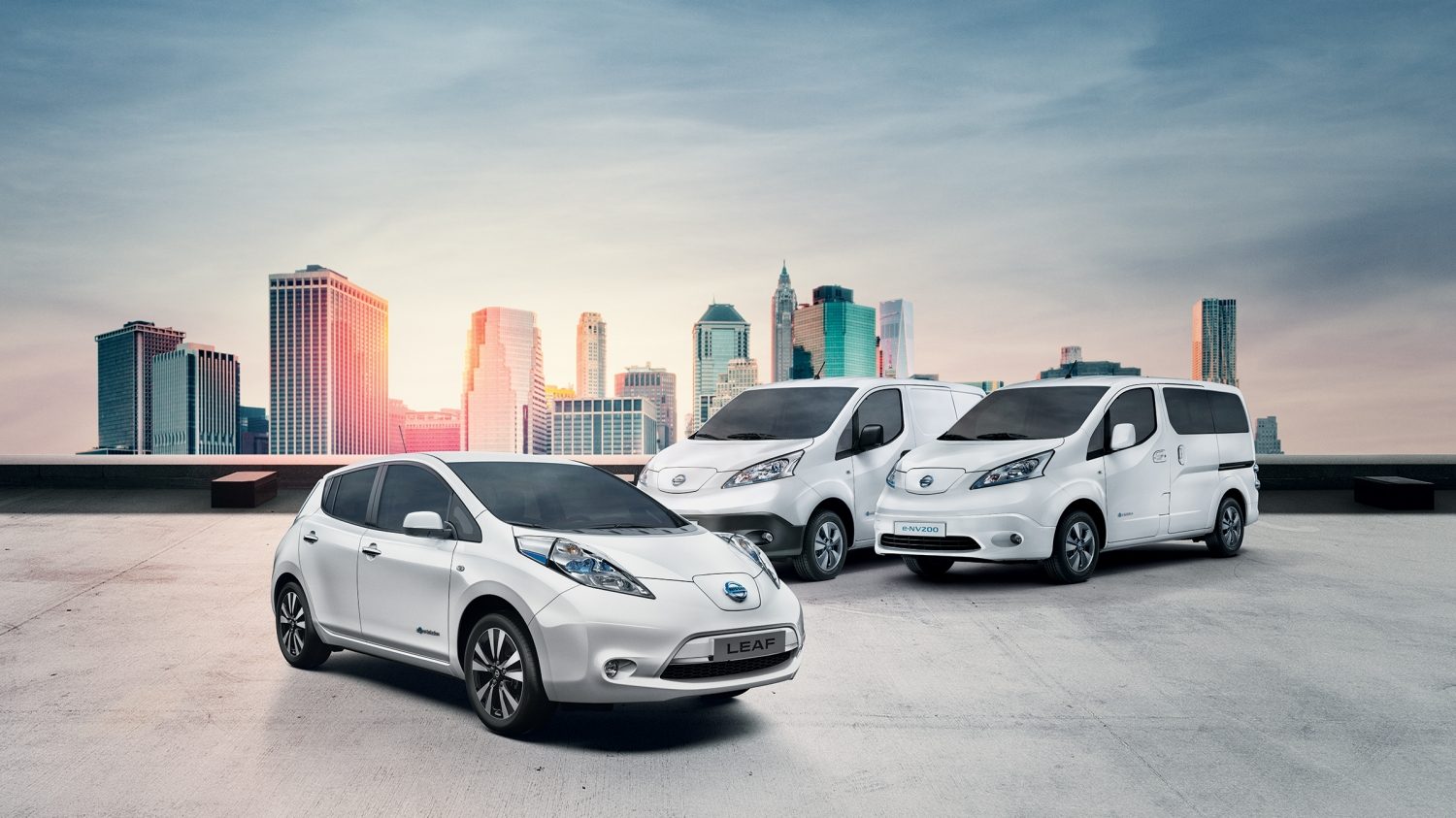 Gamme de véhicles électriques Nissan