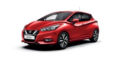 Nissan MICRA 3/4 front packshot