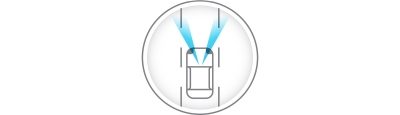 Icon lane departure warning